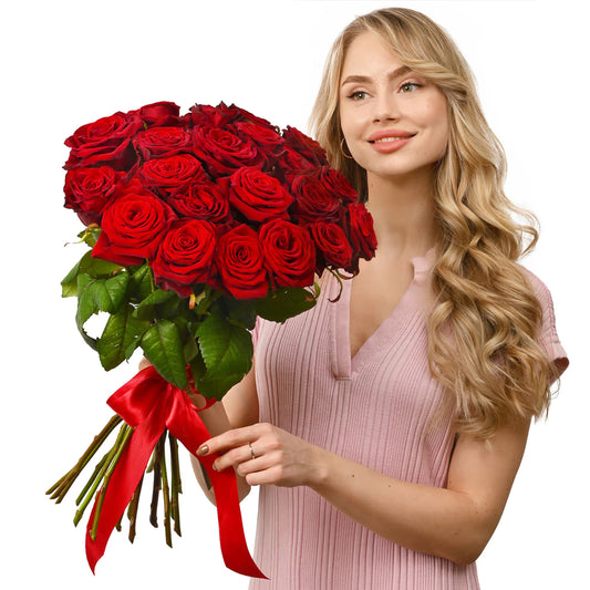 (TEST) Bouquet of 21 red roses